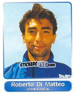 Sticker Roberto di Matteo - SuperPlayers 1998 PFA Collection n. 75 - Panini