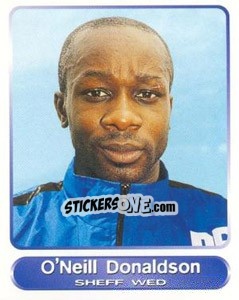 Sticker O'Neill Donaldson - SuperPlayers 1998 PFA Collection - Panini