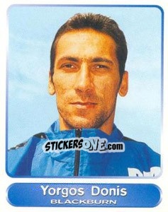 Sticker Yorgos Donis - SuperPlayers 1998 PFA Collection - Panini