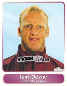 Sticker Iain Dowie - SuperPlayers 1998 PFA Collection - Panini