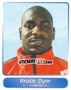 Sticker Bruce Dyer - SuperPlayers 1998 PFA Collection n. 85 - Panini