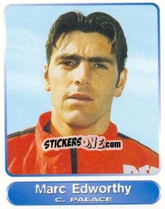 Sticker Marc Edworthy - SuperPlayers 1998 PFA Collection - Panini