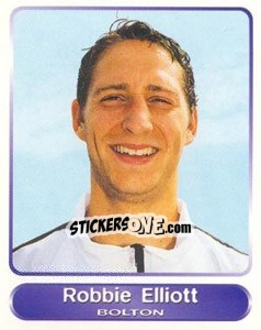 Sticker Robbie Elliott - SuperPlayers 1998 PFA Collection n. 93 - Panini
