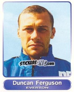 Sticker Duncan Ferguson - SuperPlayers 1998 PFA Collection - Panini