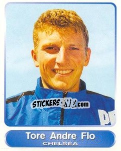 Sticker Tore Andre Flo - SuperPlayers 1998 PFA Collection n. 104 - Panini