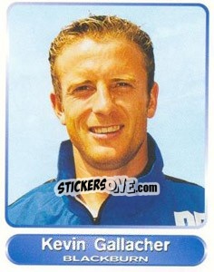 Sticker Kevin Gallacher - SuperPlayers 1998 PFA Collection - Panini