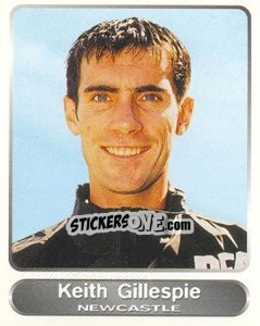 Sticker Keith Gillespie - SuperPlayers 1998 PFA Collection - Panini