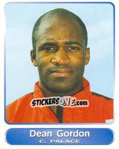 Sticker Dean Gordon - SuperPlayers 1998 PFA Collection - Panini