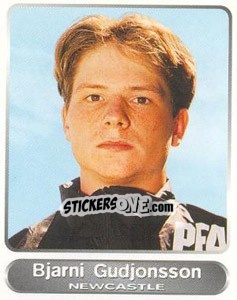 Sticker Bjarni Gudjonsson - SuperPlayers 1998 PFA Collection - Panini