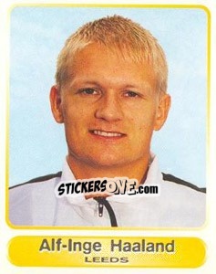 Sticker Alf-Inge Haaland - SuperPlayers 1998 PFA Collection n. 128 - Panini