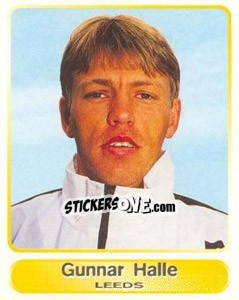Sticker Gunnar Halle - SuperPlayers 1998 PFA Collection n. 129 - Panini