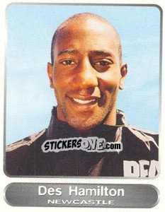 Sticker Des Hamilton - SuperPlayers 1998 PFA Collection n. 130 - Panini
