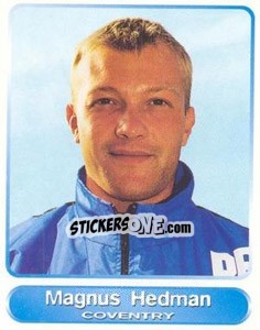 Sticker Magnus Hedman - SuperPlayers 1998 PFA Collection n. 136 - Panini