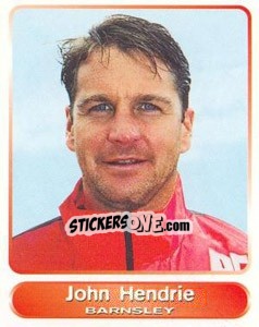 Sticker John Hendrie - SuperPlayers 1998 PFA Collection - Panini