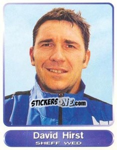 Sticker David Hirst - SuperPlayers 1998 PFA Collection - Panini