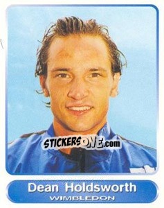 Sticker Dean Holdsworth - SuperPlayers 1998 PFA Collection n. 145 - Panini