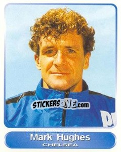 Sticker Mark Hughes - SuperPlayers 1998 PFA Collection n. 153 - Panini