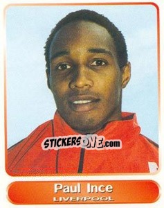 Sticker Paul Ince - SuperPlayers 1998 PFA Collection n. 158 - Panini