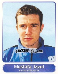 Sticker Mustafa Izzet - SuperPlayers 1998 PFA Collection n. 161 - Panini