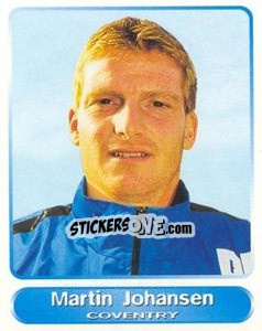 Cromo Martin Johansen - SuperPlayers 1998 PFA Collection - Panini