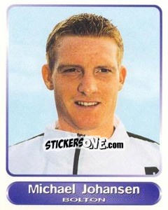 Sticker Michael Johansen - SuperPlayers 1998 PFA Collection n. 165 - Panini