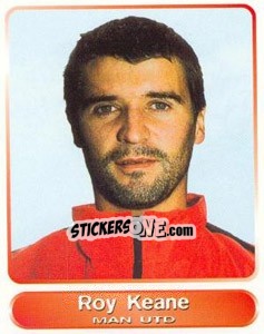 Sticker Roy Keane - SuperPlayers 1998 PFA Collection n. 170 - Panini