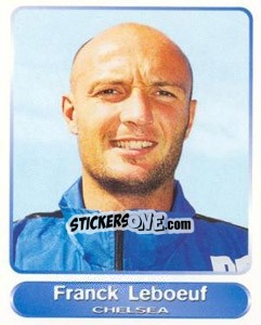 Sticker Frank Leboeuf - SuperPlayers 1998 PFA Collection n. 185 - Panini