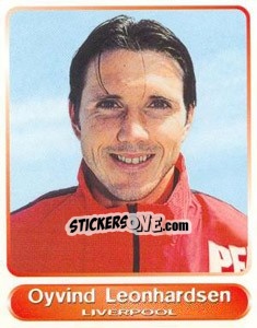 Sticker Oyvind Leonhardsen - SuperPlayers 1998 PFA Collection - Panini