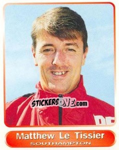 Sticker Matthew Le Tissier - SuperPlayers 1998 PFA Collection n. 191 - Panini
