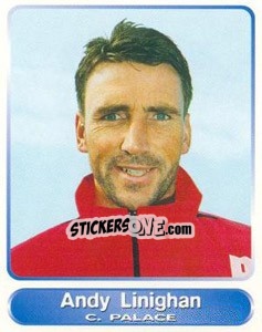 Sticker Andy Linighan - SuperPlayers 1998 PFA Collection - Panini