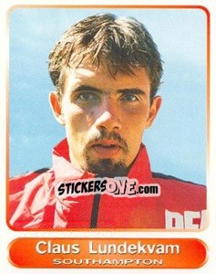 Sticker Claus Lundekvam - SuperPlayers 1998 PFA Collection - Panini