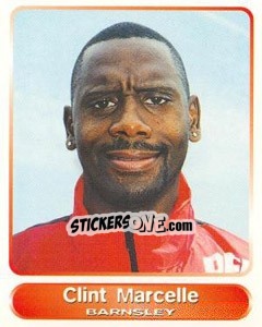 Sticker Clint Marcelle - SuperPlayers 1998 PFA Collection - Panini