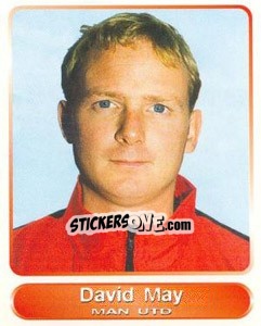 Sticker David May - SuperPlayers 1998 PFA Collection n. 204 - Panini