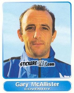 Sticker Gary McAllister - SuperPlayers 1998 PFA Collection - Panini