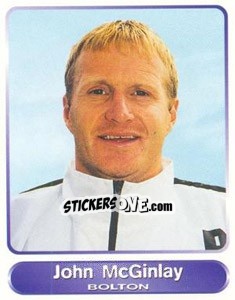 Sticker John McGinlay - SuperPlayers 1998 PFA Collection n. 208 - Panini