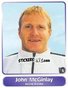 Cromo John McGinlay - SuperPlayers 1998 PFA Collection - Panini