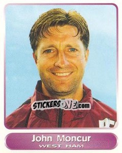 Sticker John Moncur - SuperPlayers 1998 PFA Collection n. 216 - Panini