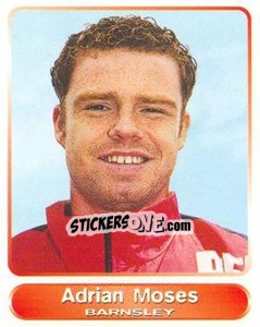 Sticker Adrian Moses - SuperPlayers 1998 PFA Collection n. 219 - Panini