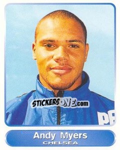 Sticker Andy Myers - SuperPlayers 1998 PFA Collection - Panini