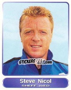 Sticker Steve Nicol - SuperPlayers 1998 PFA Collection n. 231 - Panini