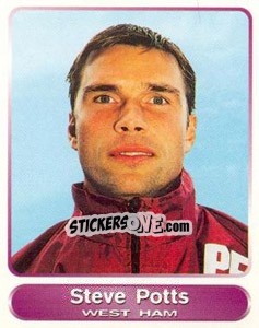 Sticker Steve Potts - SuperPlayers 1998 PFA Collection - Panini