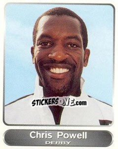 Sticker Chris Powell - SuperPlayers 1998 PFA Collection n. 261 - Panini