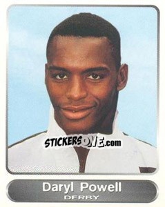 Sticker Daryl Powell - SuperPlayers 1998 PFA Collection - Panini