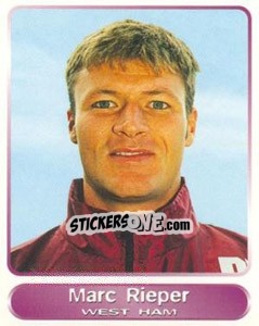 Sticker Marc Rieper - SuperPlayers 1998 PFA Collection n. 273 - Panini