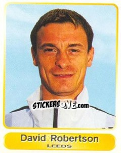 Sticker David Robertson - SuperPlayers 1998 PFA Collection n. 276 - Panini