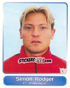 Sticker Simon Rodger - SuperPlayers 1998 PFA Collection - Panini