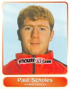 Sticker Paul Scholes - SuperPlayers 1998 PFA Collection n. 285 - Panini