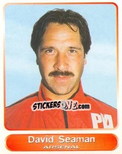 Sticker David Seaman - SuperPlayers 1998 PFA Collection n. 287 - Panini