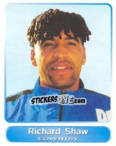 Sticker Richard Shaw - SuperPlayers 1998 PFA Collection - Panini