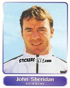 Sticker John Sheridan - SuperPlayers 1998 PFA Collection n. 293 - Panini